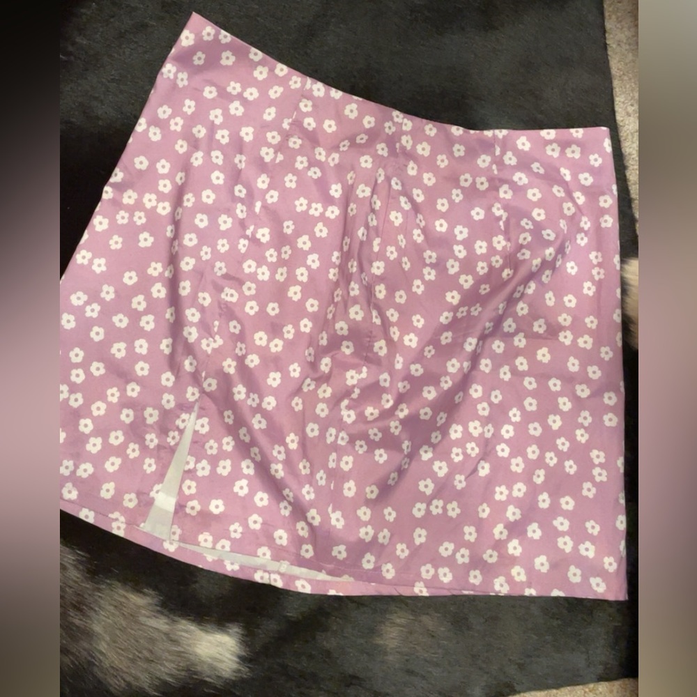 Unbranded lavender floral skirt
